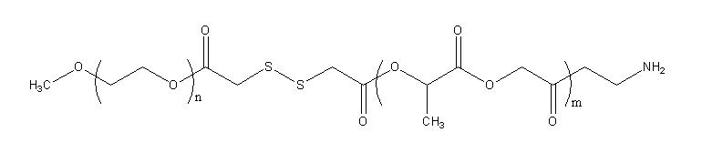 mPEG-SS-PLGA-NH2