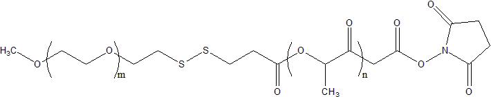 mPEG-SS-PLA-NHS