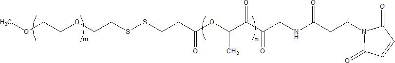 mPEG-SS-PLA-MAL