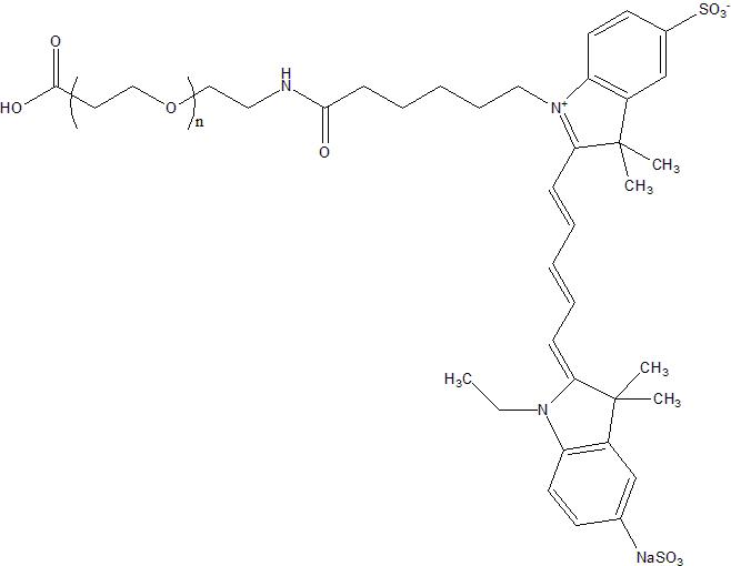 Sulfo-CY5-PEG-COOH