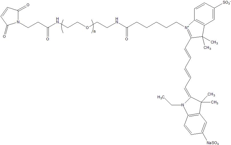 Sulfo-CY5-PEG-MAL