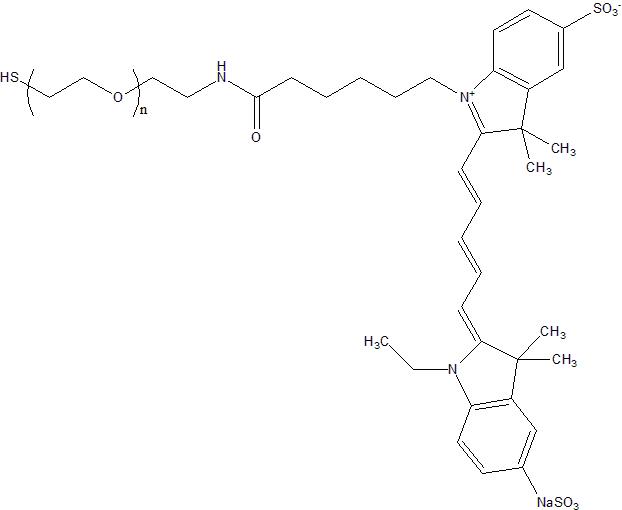 Sulfo-CY5-PEG-SH