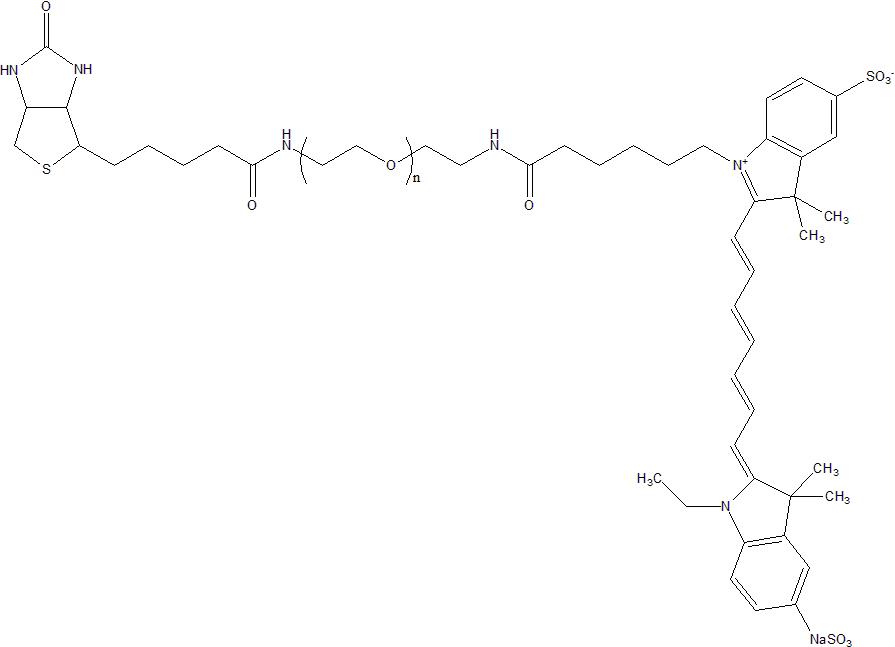 Sulfo-CY7-PEG-Biotin