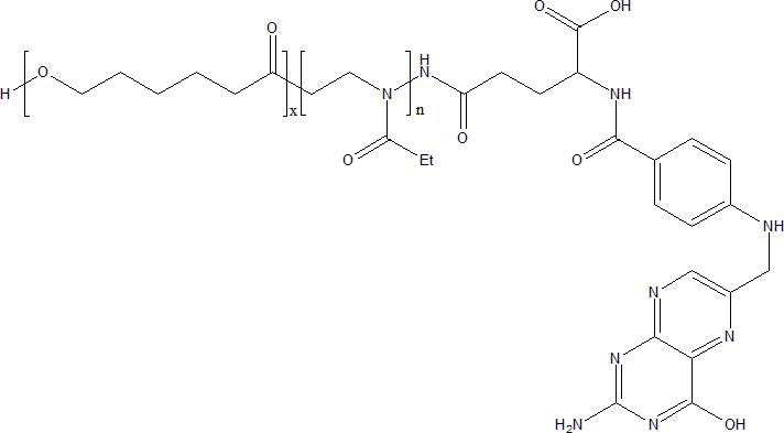 PCL-PEOz-Folate