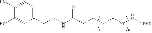 cRGD-PEG-Dopamine