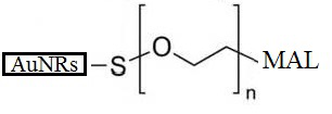 Gold Nanorods, AuNRs-PEG-MAL