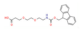 Fmoc-NH-PEG2-CH2CH2COOH,cas:872679-70-4