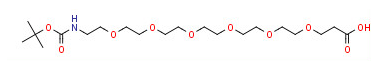 Boc-NH-PEG6-Propionic Acid,cas：882847-13-4