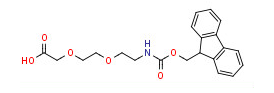 Fmoc-NH-PEG2-CH2COOH,cas:166108-71-0