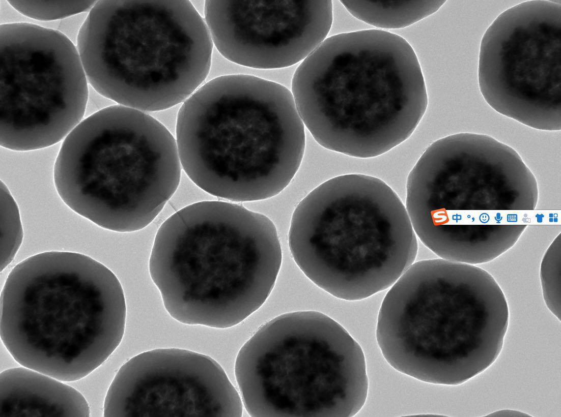 Silica coated mesoporous Fe3O4  