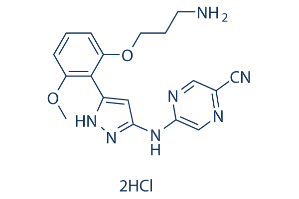 Prexasertib HCl (LY2606368)   CAS：1234015-54-3