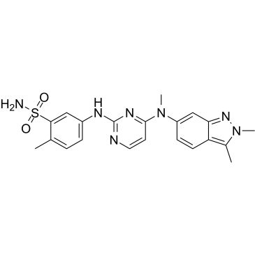 Pazopanib (GW786034)   CAS：444731-52-6 