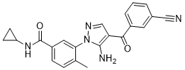 Acumapimod (BCT-197)  CAS:836683-15-9