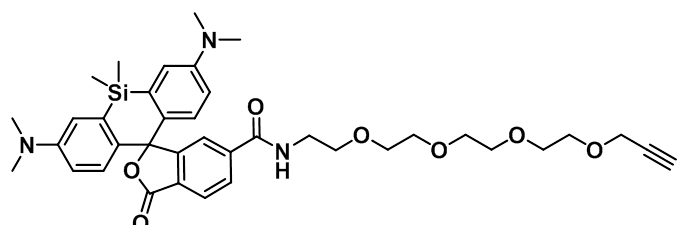 SiR-PEG4-alkyne