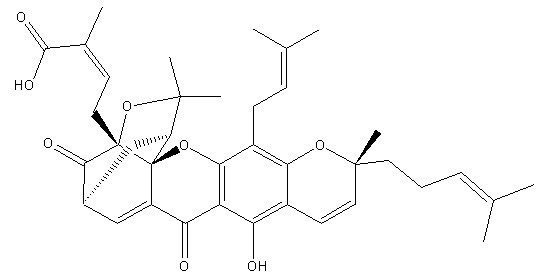 Gambogic acid     CAS:2752-65-0 