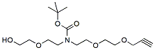 N-(PEG1-OH)-N-Boc-PEG2-propargyl,Cas:2100306-85-0 