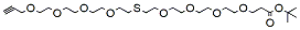Propargyl-PEG4-S-PEG4-t-butyl ester,Cas:2055041-18-2