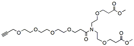 N-(Propargyl-PEG4-carbonyl)-N-bis(PEG1-methyl ester),Cas:2112732-01-9 