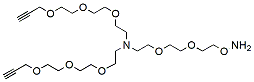 N-(Aminooxy-PEG2)-N-bis(PEG3-propargyl),Cas:2112737-71-8  