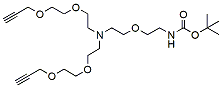 N-(Boc-PEG1)-N-bis(PEG2-propargyl),CAS:2100306-63-4  