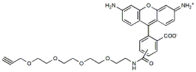 Carboxyrhodamine 110-PEG4-alkyne,Cas:2055103-66-5 