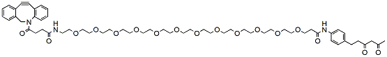 Diketone-PEG12-DBCO 