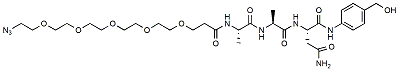 Azido-PEG5-Ala-Ala-Asn-PAB,Cas:2055048-54-7 