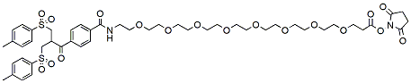 Bis-sulfone-PEG8-NHS Ester  