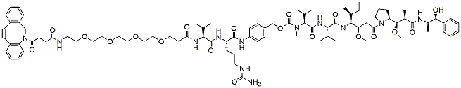 DBCO-PEG4-Val-Cit-PAB-MMAE 