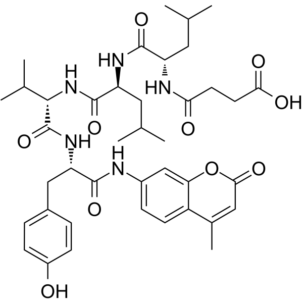 Suc-Leu-Leu-Val-Tyr-AMC,cas:94367-21-2 