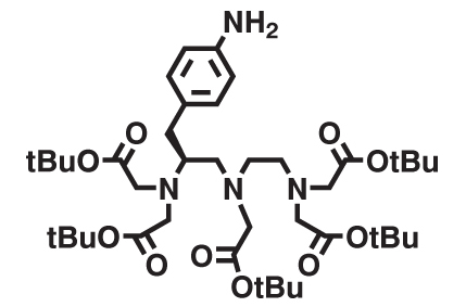 p-NH₂-Bn-DTPA-penta (t-Bu ester),cas:205956-41-0