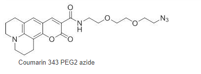 Coumarin 343 PEG2 azide