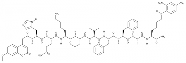 Mca-HQKLVFFA-K(Dnp)-NH2