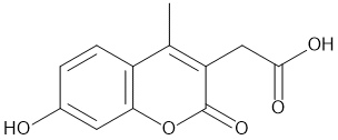 7-Hydroxy-4-methyl-3-coumarinylacetic acid,cas:5852-10-8 