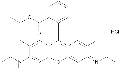 Rhodamine 6G chloride,cas:989-38-8 