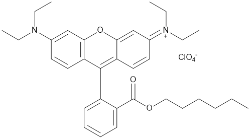 Rhodamine B hexyl ester perchlorate,cas:877933-92-1