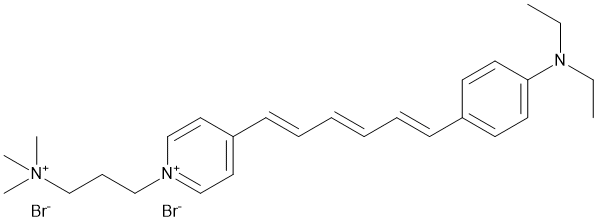 N-(3-Trimethylammoniumpropyl)-4-(6-(4-Diethylamino)phenyl)hexatrienyl)Pyridinium Dibromide