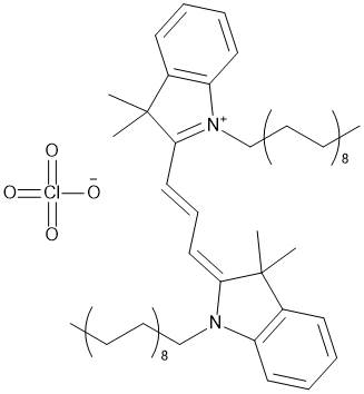 1-1-dioctadecyl-3-3-3-3-tetramethylindocarbocyanine-perchlorate,cas:41085-99-8