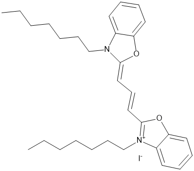 3,3-Diheptyloxacarbocyanine iodide,cas:53213-83-5