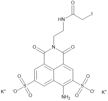 Lucifer yellow iodoacetamide dipotassium salt,cas:176182-05-1