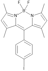 4,4-Difluoro-8(4-iodophenyl)-1,3,5,7-tetramethyl-4-bora-3a,4a-diaza-s-indacene,cas:250734-47-5