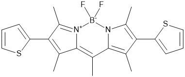 1,3,5,7,8-Pentamethyl-2,6-dithienyl-4,4-difluoro-4-bora-3a,4a-diaza-s-indacene