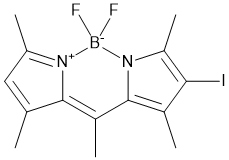 1,3,5,7,8-Pentamethyl-2-iodo-4,4-difluoro-4-bora-3a,4a-diaza-s-indacene