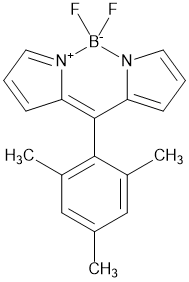 8-(2,4,6-trimethylphenyl)-4,4-difluoroboradiazaindacene