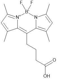 1,3,5,7-Tetramethyl-8-(C3-COOH)4,4-difluoro-4-bora-3a,4a-diaza-s-indacene