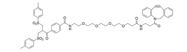 Bis-sulfone-PEG4-DBCO  