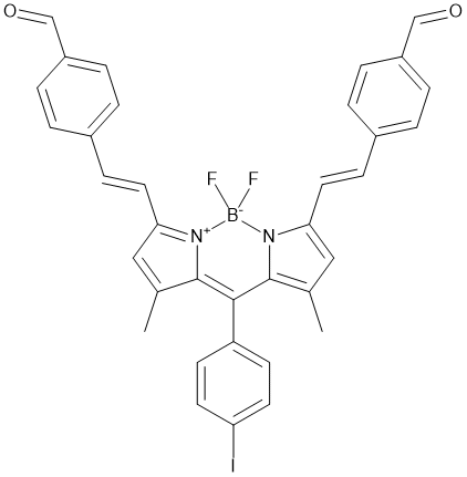 1-7-dimethyl-3-5-bis-4-methoylphenylethenyl-8-4-iodophenyl-4-4-difluoroboradiazasindacene