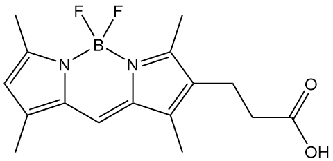 2-2-carboxyethyl-5-5-difluoro-1-3-7-9-tetramethyl-5h-dipyrrolo-1-2-c-2-1-f-1-3-2-diazaborinin-4-ium-