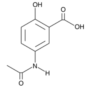 N-acetyl-5-Aminosalicylic Acid,cas:51-59-2