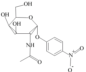 4-Nitrophenyl 2-acetamido-2-deoxy-β-D-glucopyranoside 98%  cas:3459-18-5